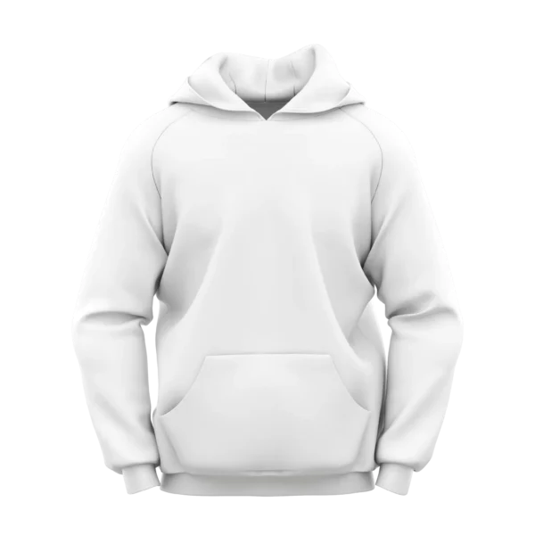 Weißer Kapuzenpullover <br> (multicolor)